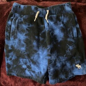 Abercrombie Kids Blue and Black Athletic Shorts